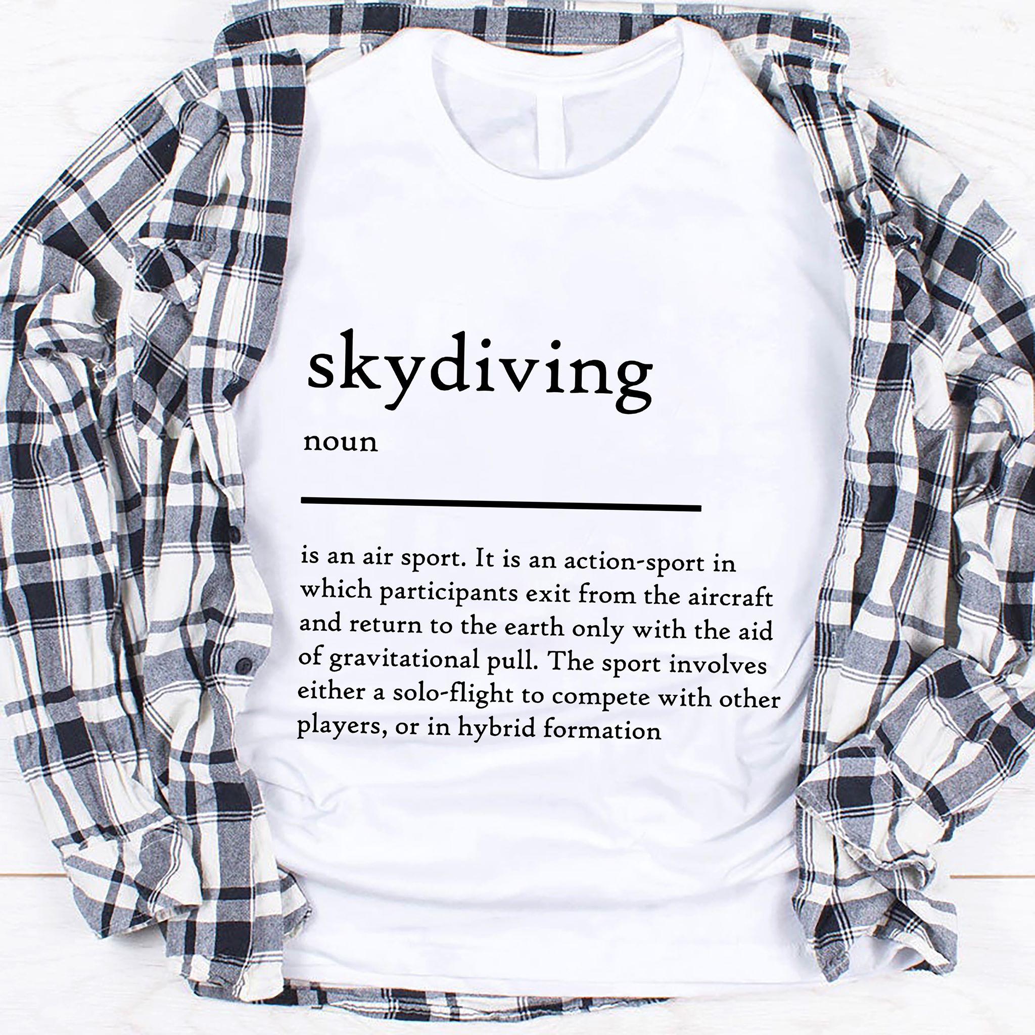 Skydiving is an air sport, an action sport in which participants exit from the aircraft