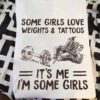 Some girls love weights and tattoo