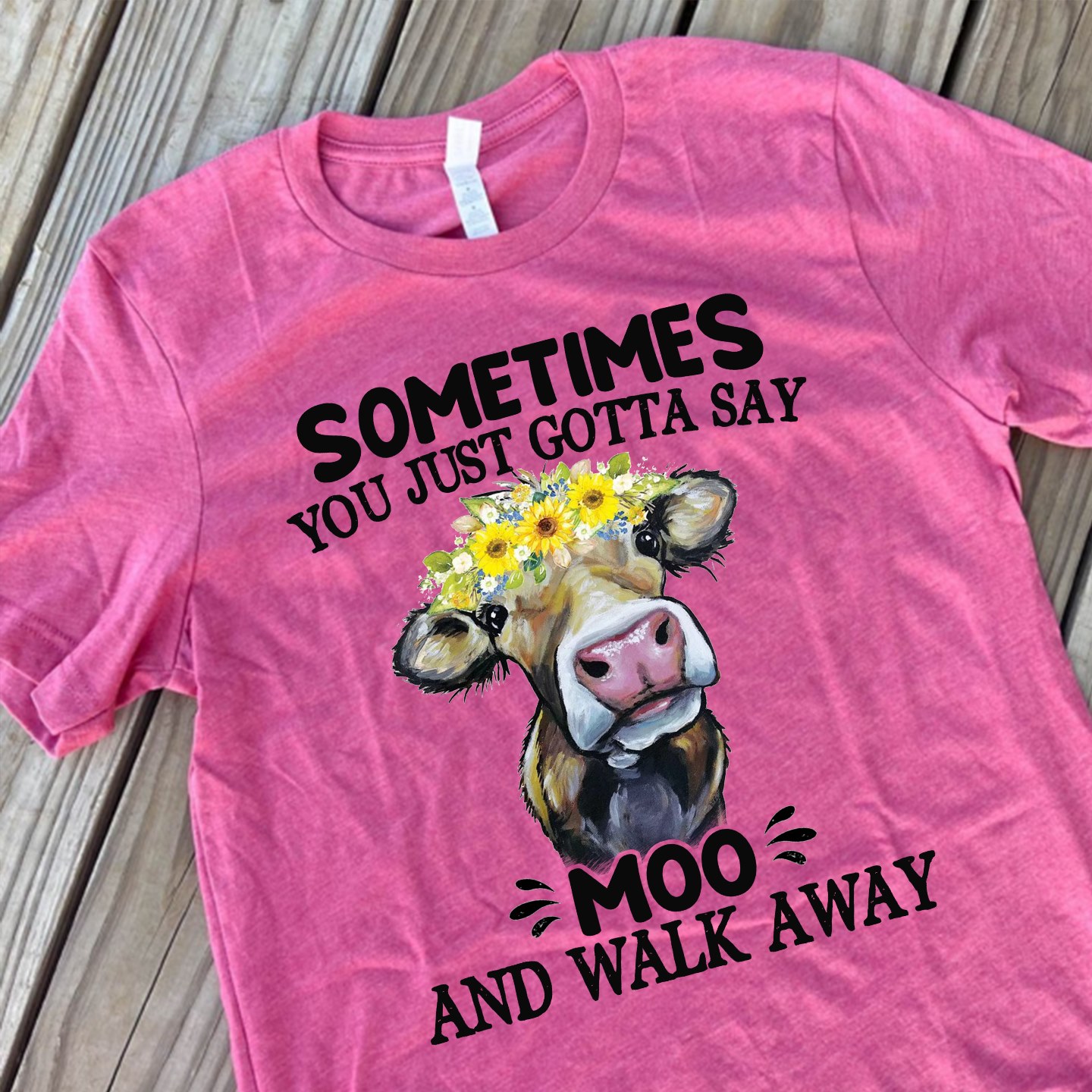 Sometimes you just gotta say Moo and walk away - The cow
