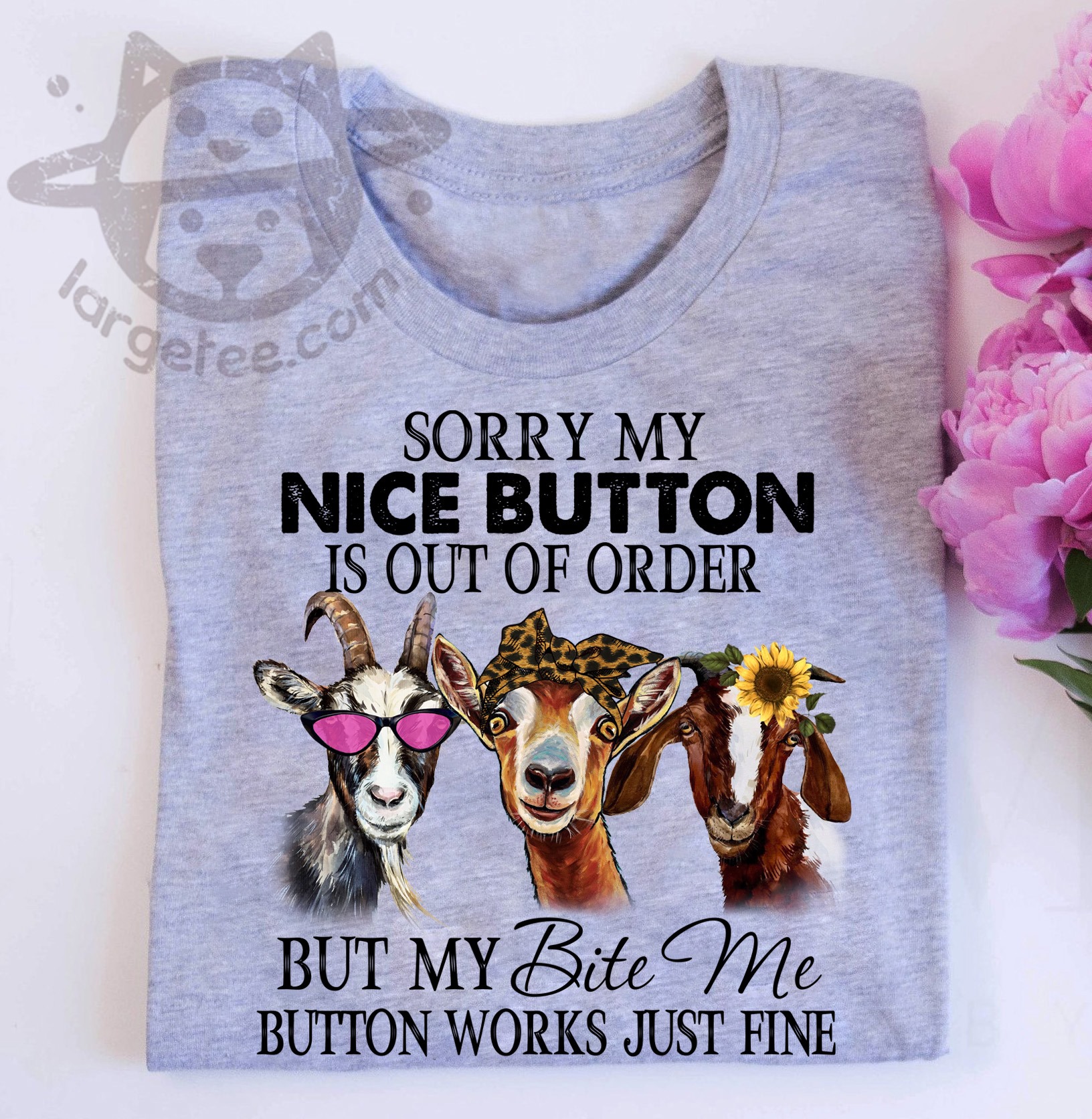 Sorry my nice button is out of order but my bite me button works just fine