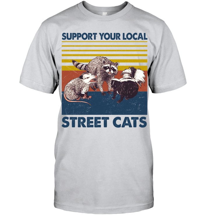 Support your local street cats - Racoon, skunk