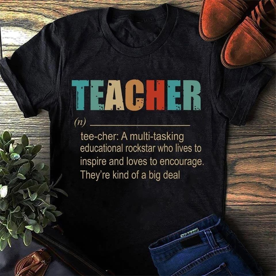Teacher a multi tasking educational rockstar who lives to inspire and loves to encourage