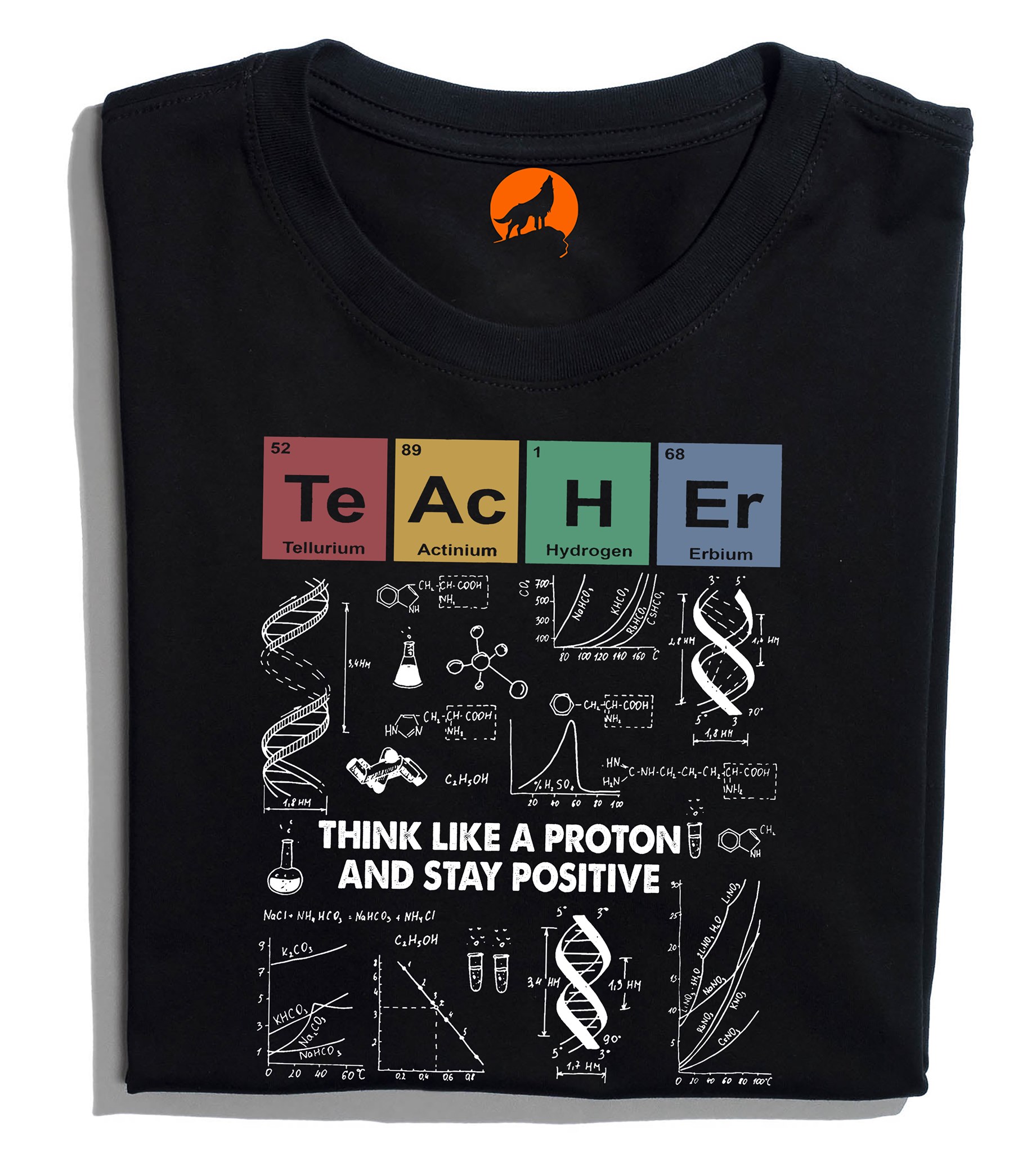 Teacher think like a proton and stay positive - Chemistry