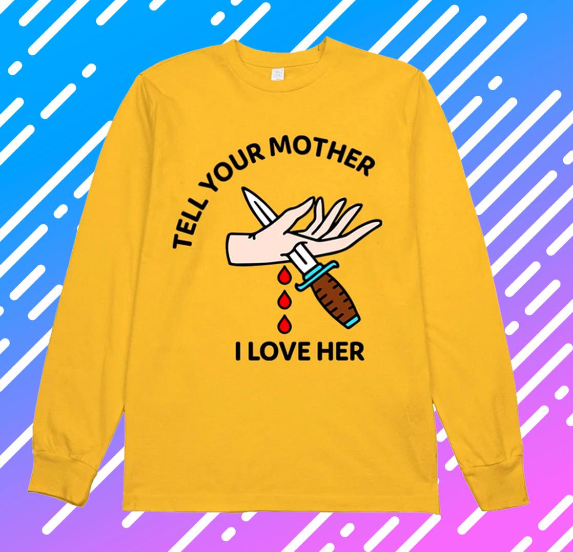 Tell your mother I love her - Knife and hand