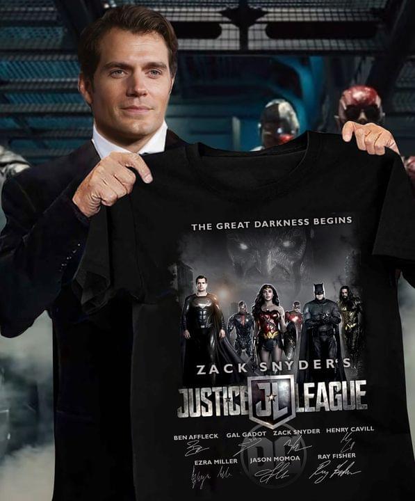 The great darkness begins Zack Snyder's Justic League