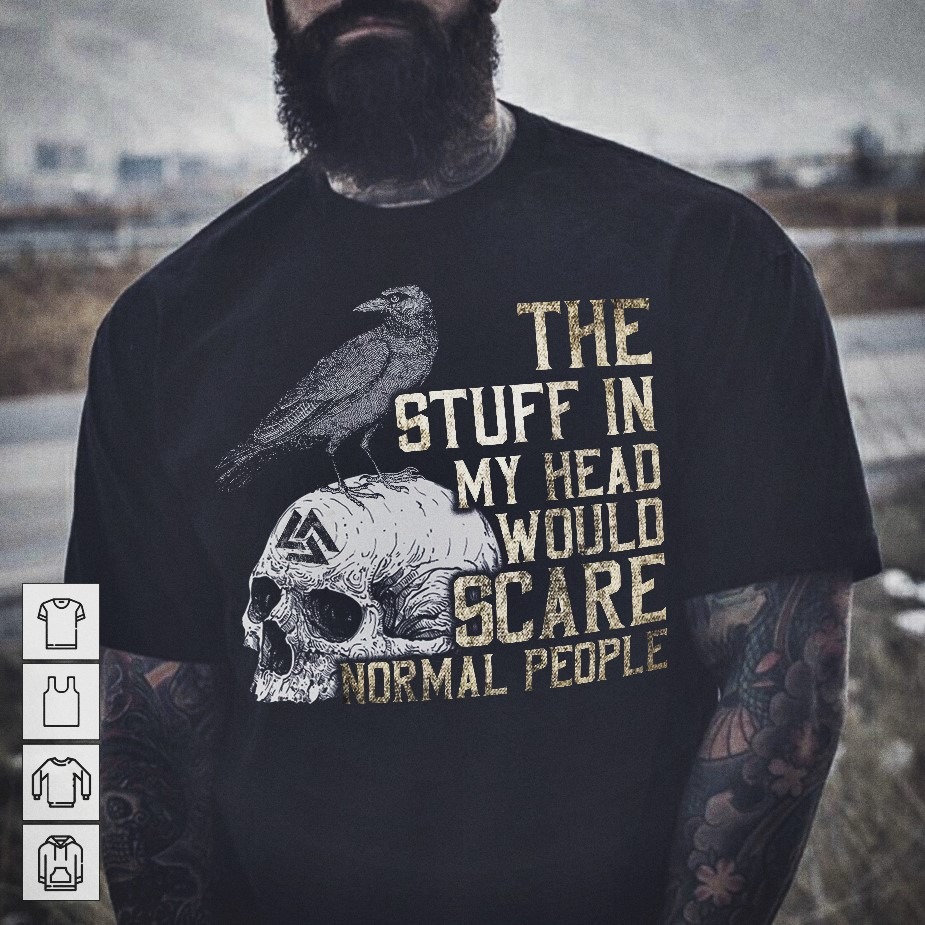 The stuff in my head would scare normal people - Bird and skullcap