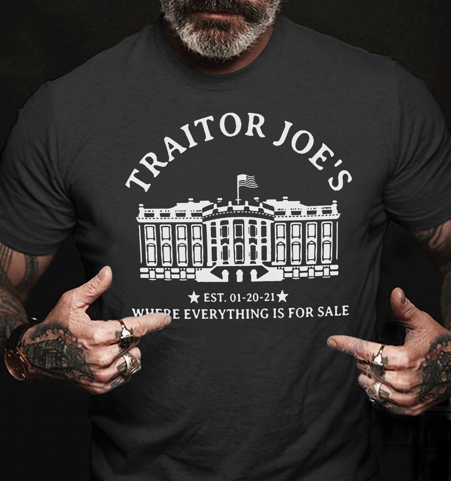 Traitor Joe's where everything is for sale - America white house