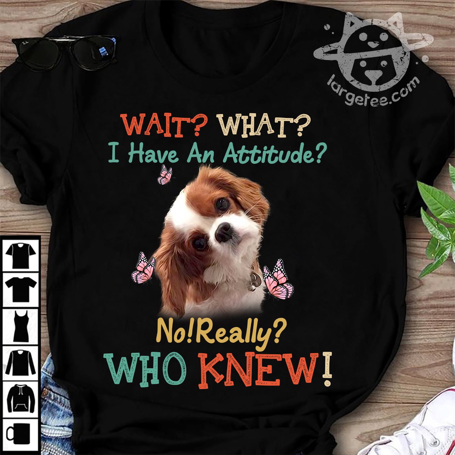 Wait what I have an attitude no really Who knew - Cavalier King Charles Spaniel