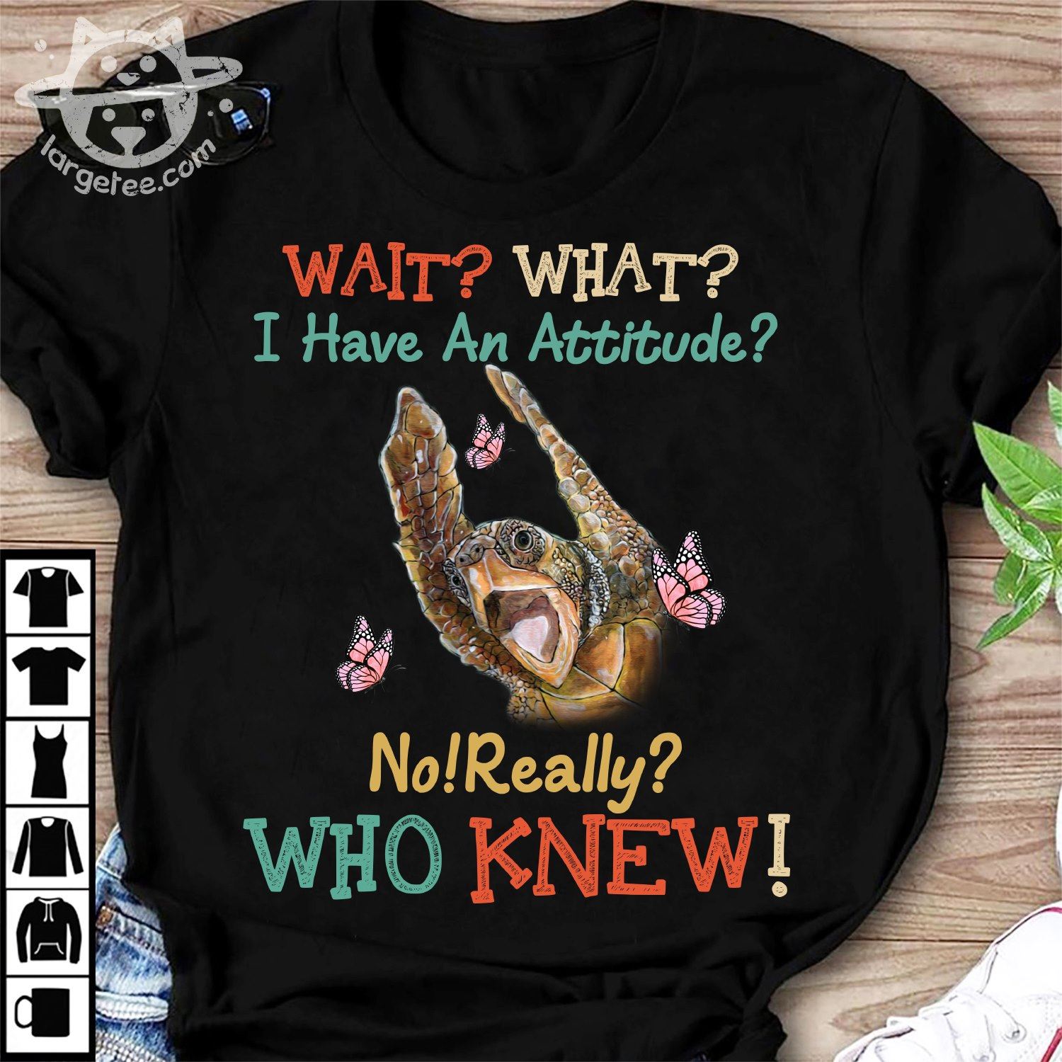 Wait what I have an attitude no really who knew - Turtle