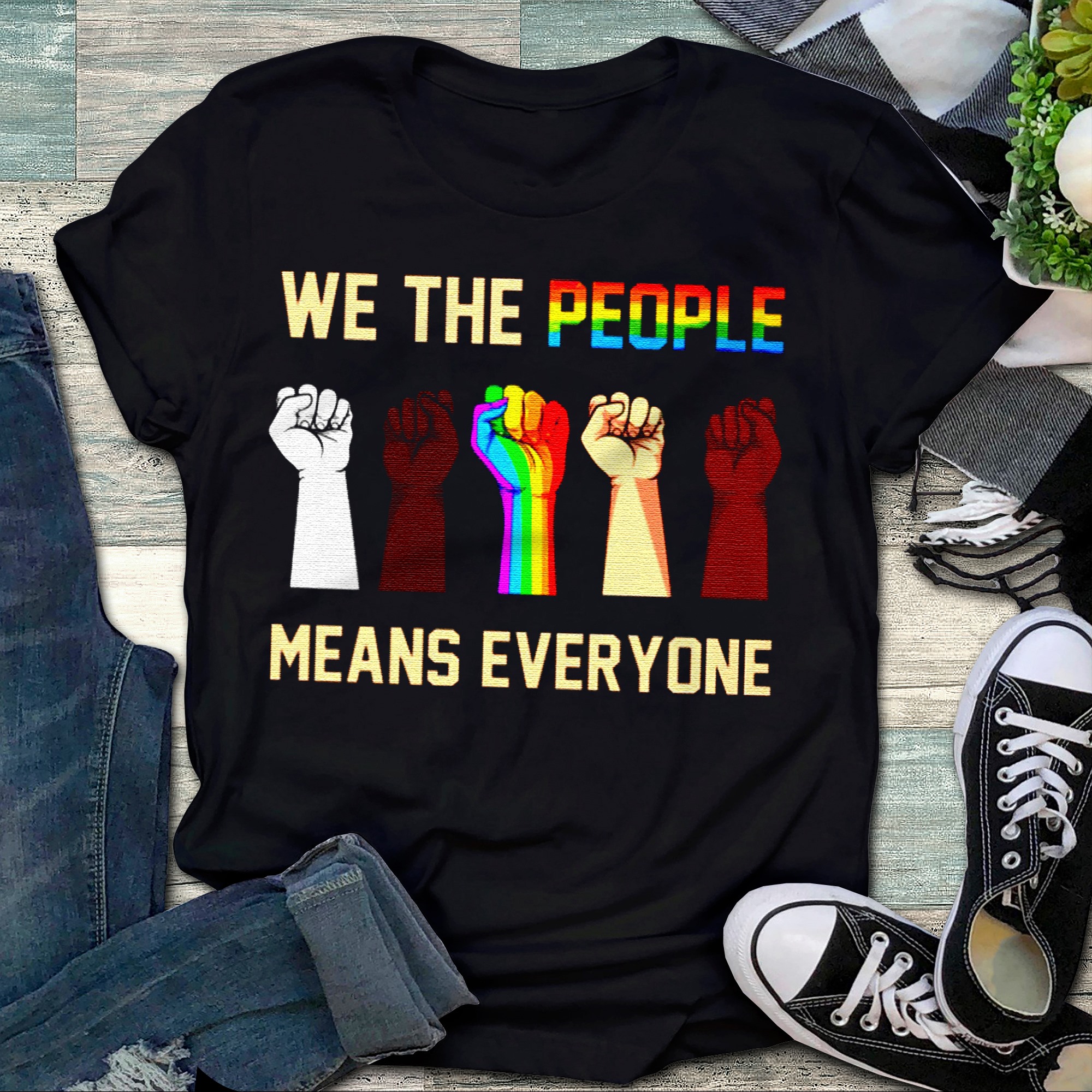 We the people means everyone - Lgbt community, black community, asian community