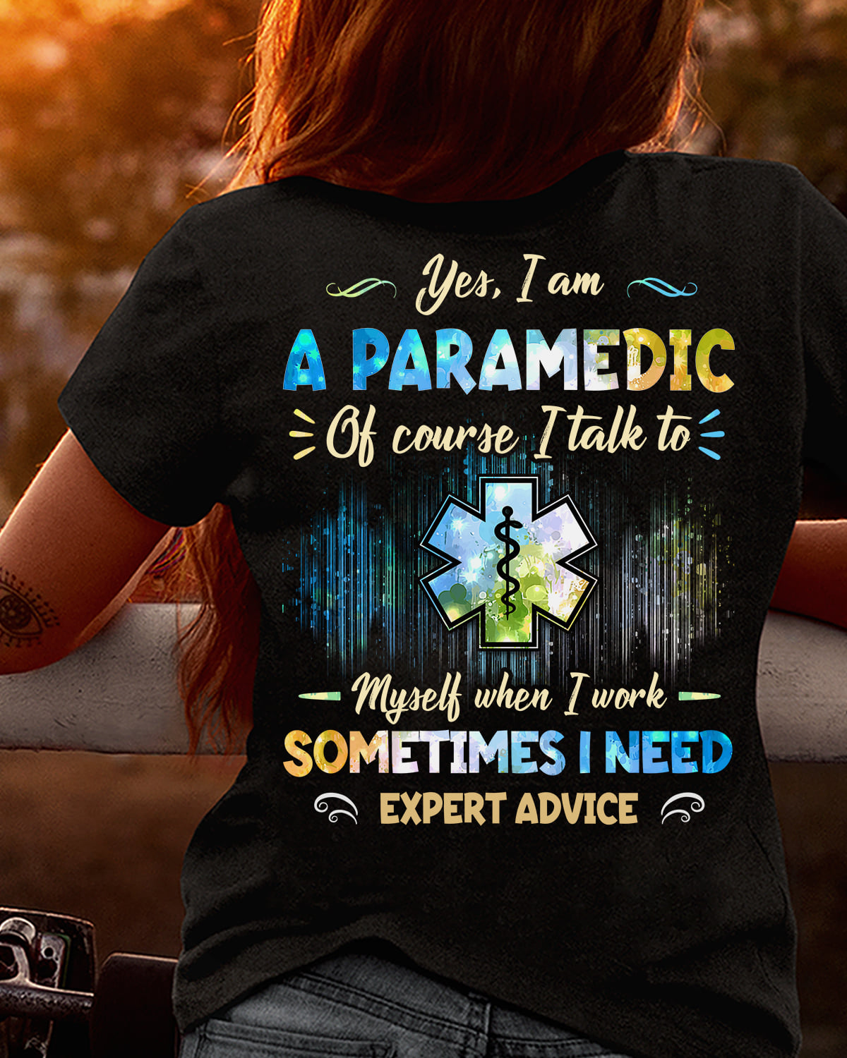 Yes I am a paramedic of course I talk to my self when I work