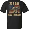 22 a day is 22 too many - Veteran shoes, American veteran