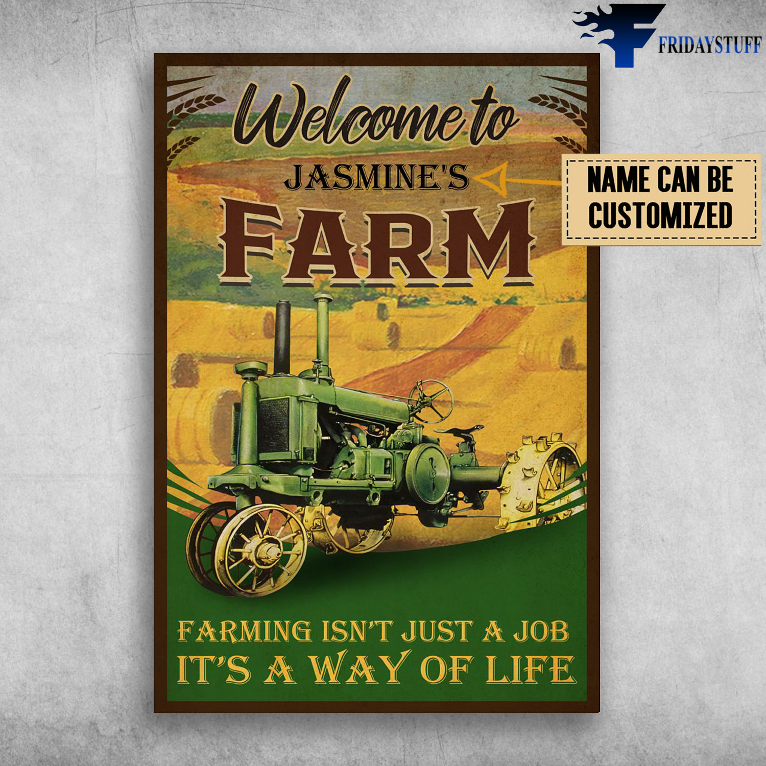 Agrimotor On Farm, Welcome To Farm, Farming Isn't Just A Job, It's A Way Of Life