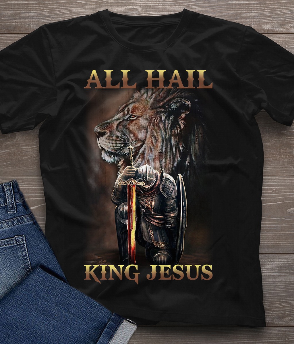 All hail king Jesus - Lion and Jesus