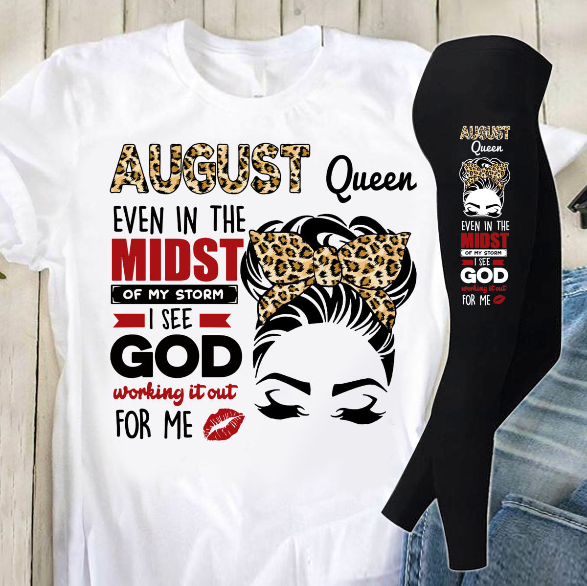 August queen even in the midst of my storm I see god working it out for me