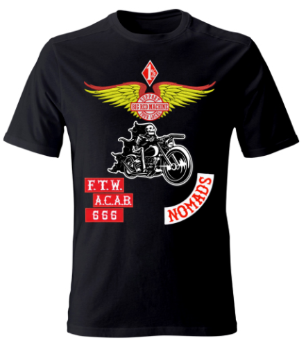 Big red machine support your local - Evil riding motorcycle, motorcycle lover