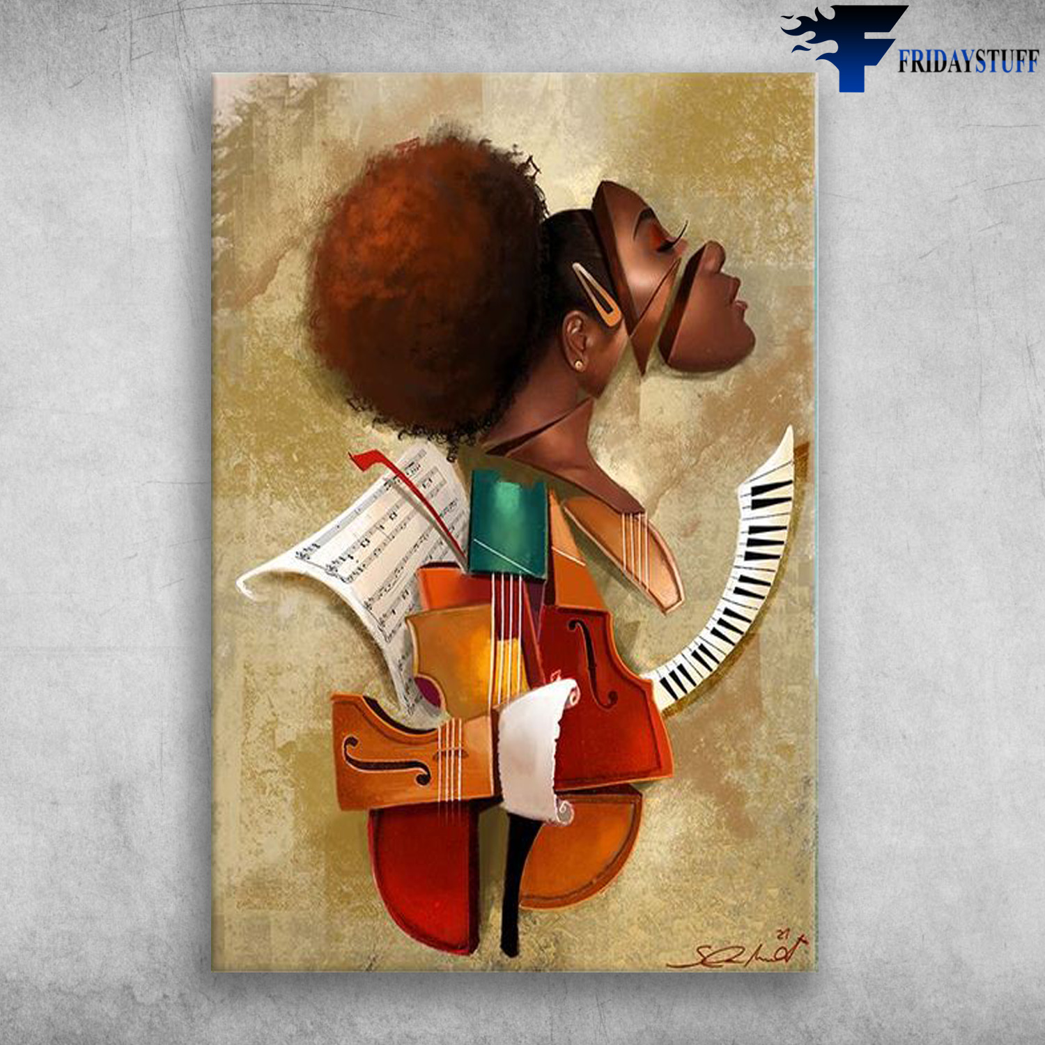Black Girl Music - Music Sheet, Violin And Piano