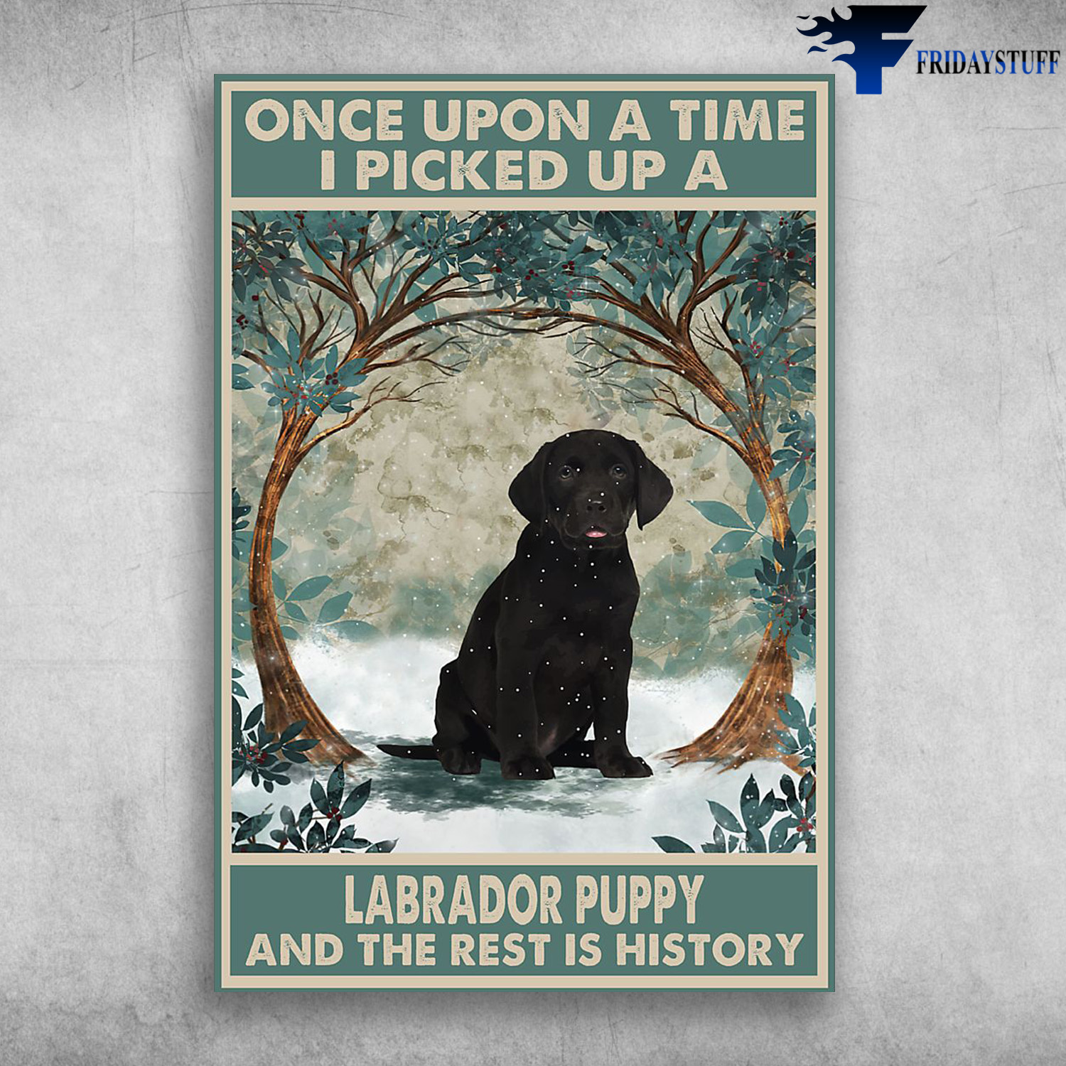 Black Labredor Puppy - Once Upon A Time, I Picked Up A Labredor Puppy, ANd The Rest Is History
