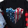 Bowling lover, America flag - America the heart, independence day