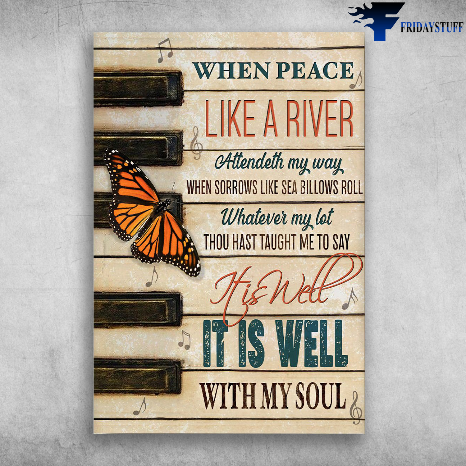 Butterfly And Piano - When Peace, Like A River, Attendeth My Way, When Sorrows Like Sea Billows Roll, Whatever My Lot, Thou Hast Taught Me To Say, It Is Well, It Is Well With My Soul