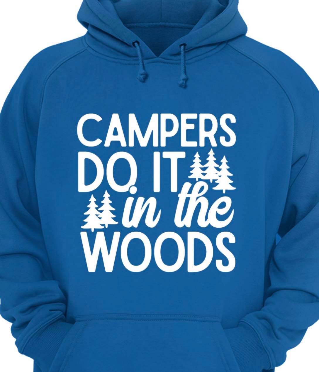 Campers do it in the woods