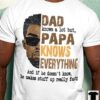 Dad knows a lot but, Papa knows everything - Black father
