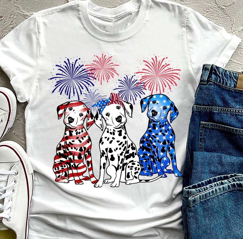 Dalmatian dog - America flag, dog lover Shirt, Hoodie, Sweatshirt ...
