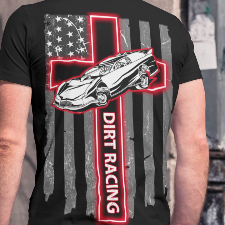 Dirt racing - America flag