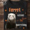 Ferret kisses fix everything - Ferret lover