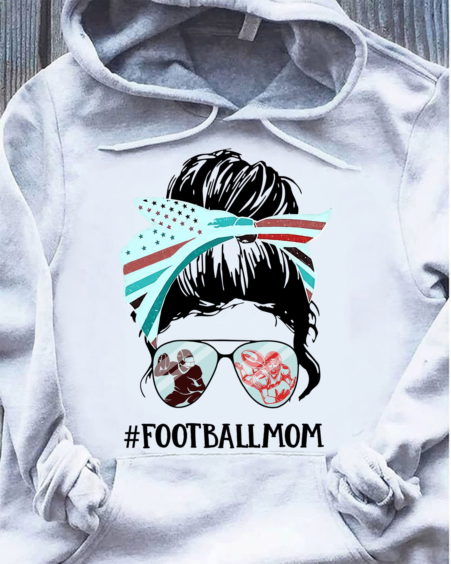 Football mom - Mother's day gift, mother loves football