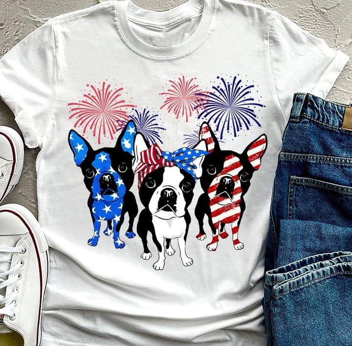 Frenchie dog and America flag Shirt, Hoodie, Sweatshirt - FridayStuff