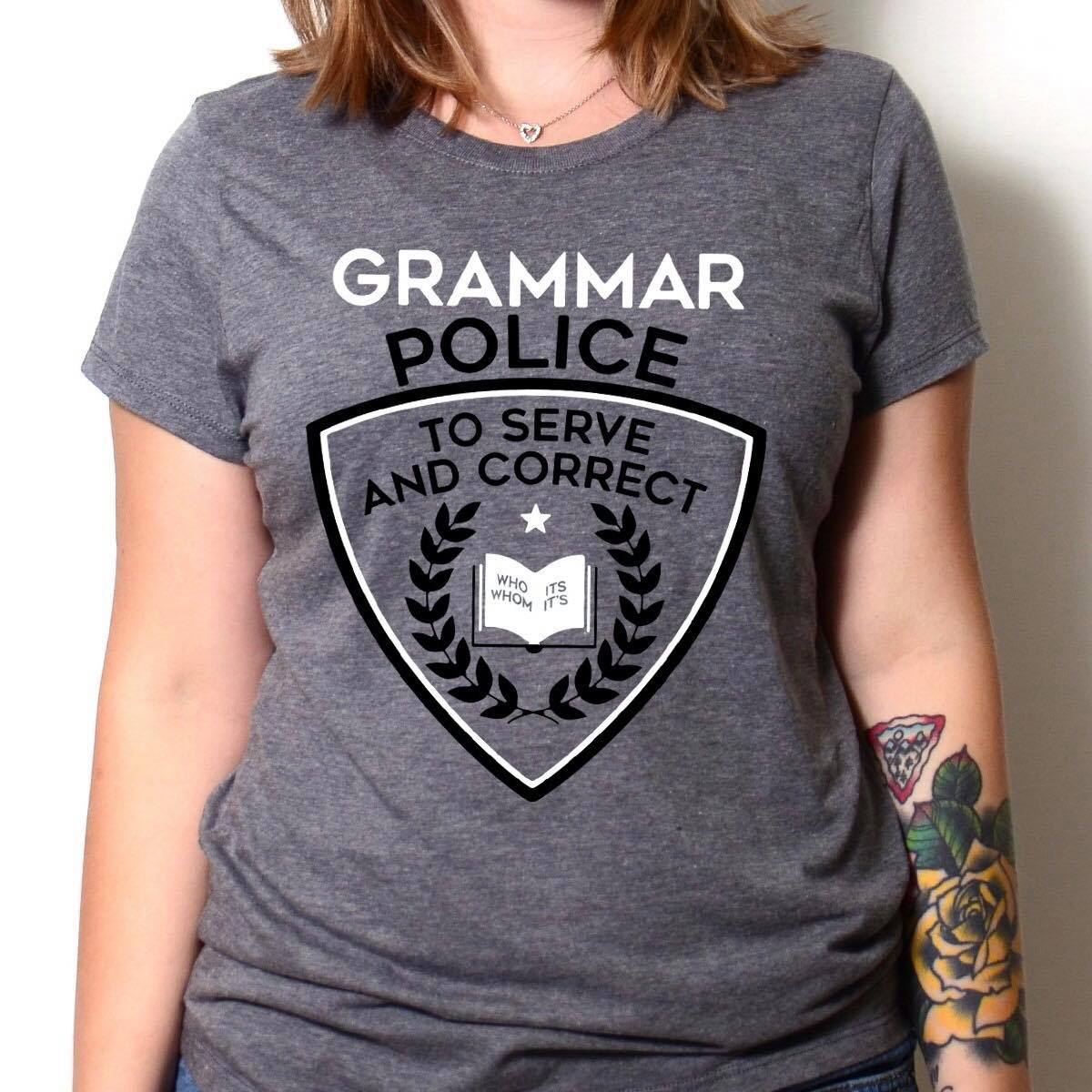 Grammar police to serve and correct