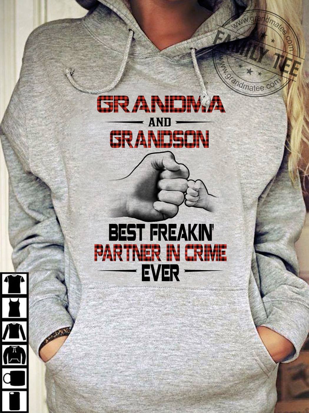 Grandma and grandson best partners in crime for life - grandma and grandson