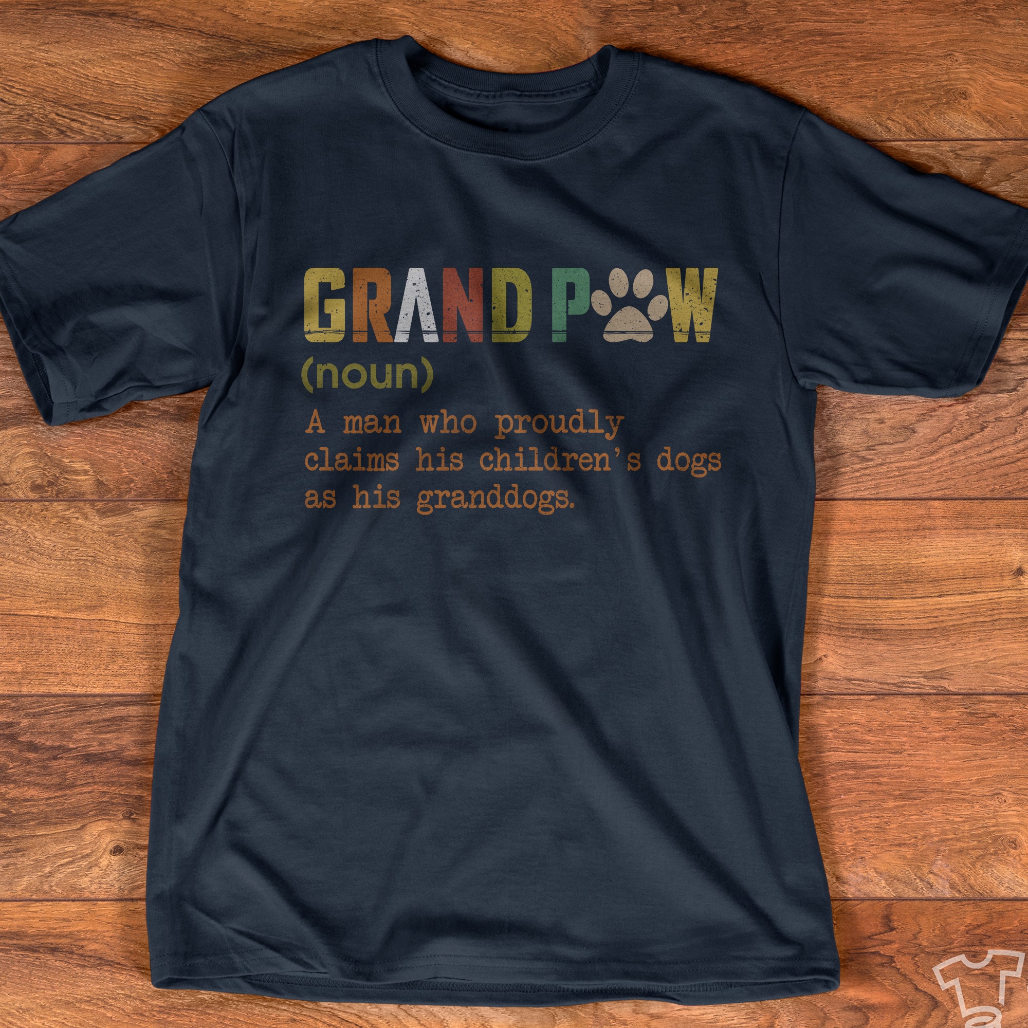 Grandpaw a man who proudy claims his children's dogs as his granddogs - Dog lover