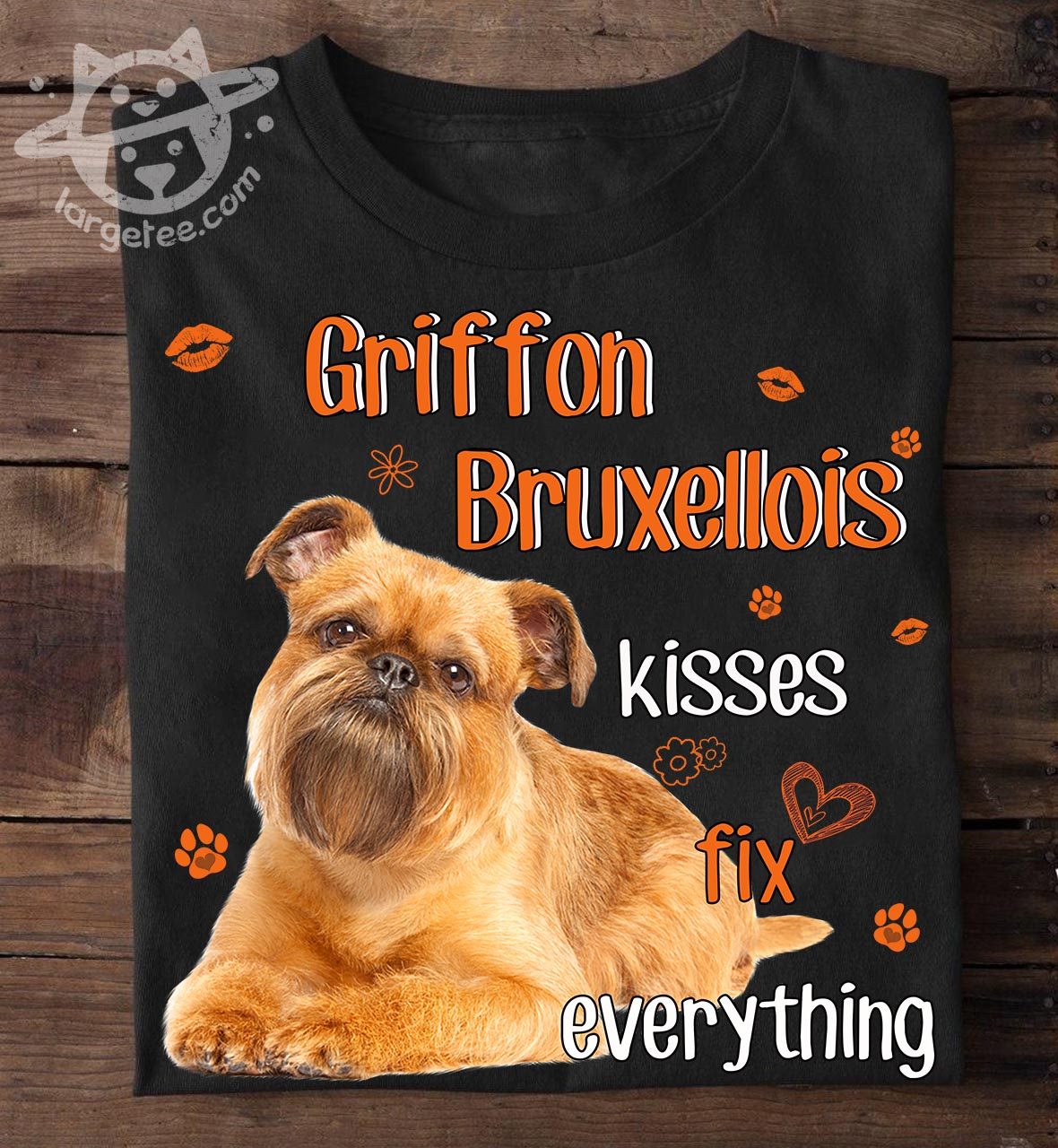 Griffon bruxellois kisses fix everything - Dog lover