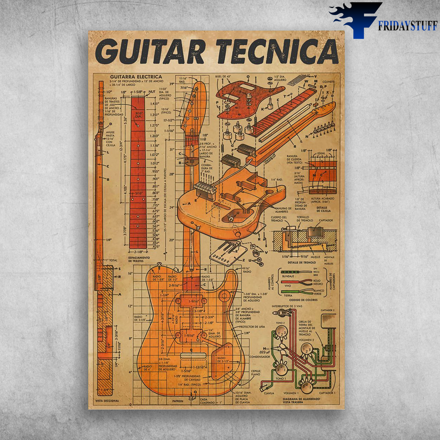 Guitar Tecnica - Guitarra Electrica, Electric Guitar Knowledge