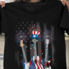 Guitar lover - America flag, independence day