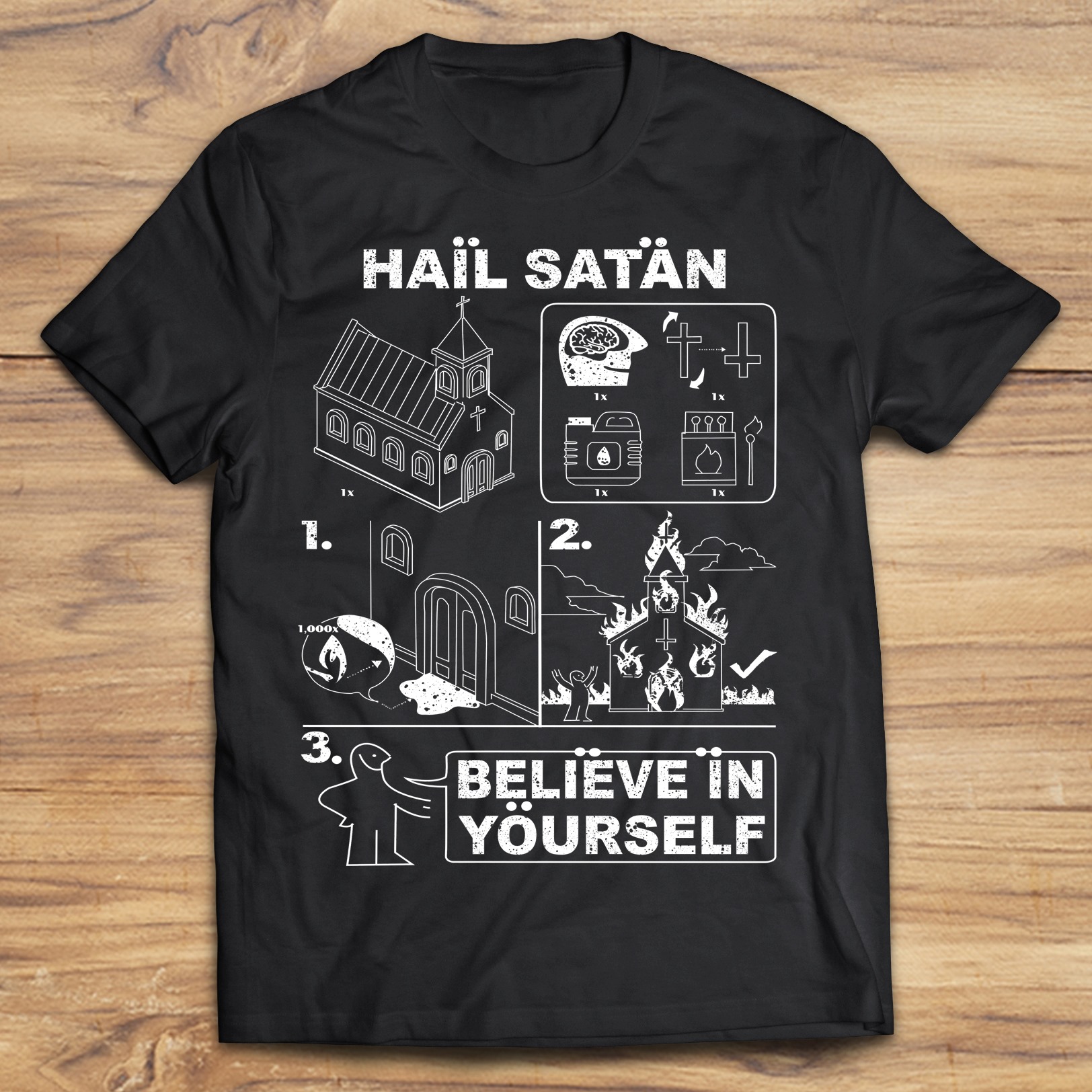 Hail Satan believe in yourself