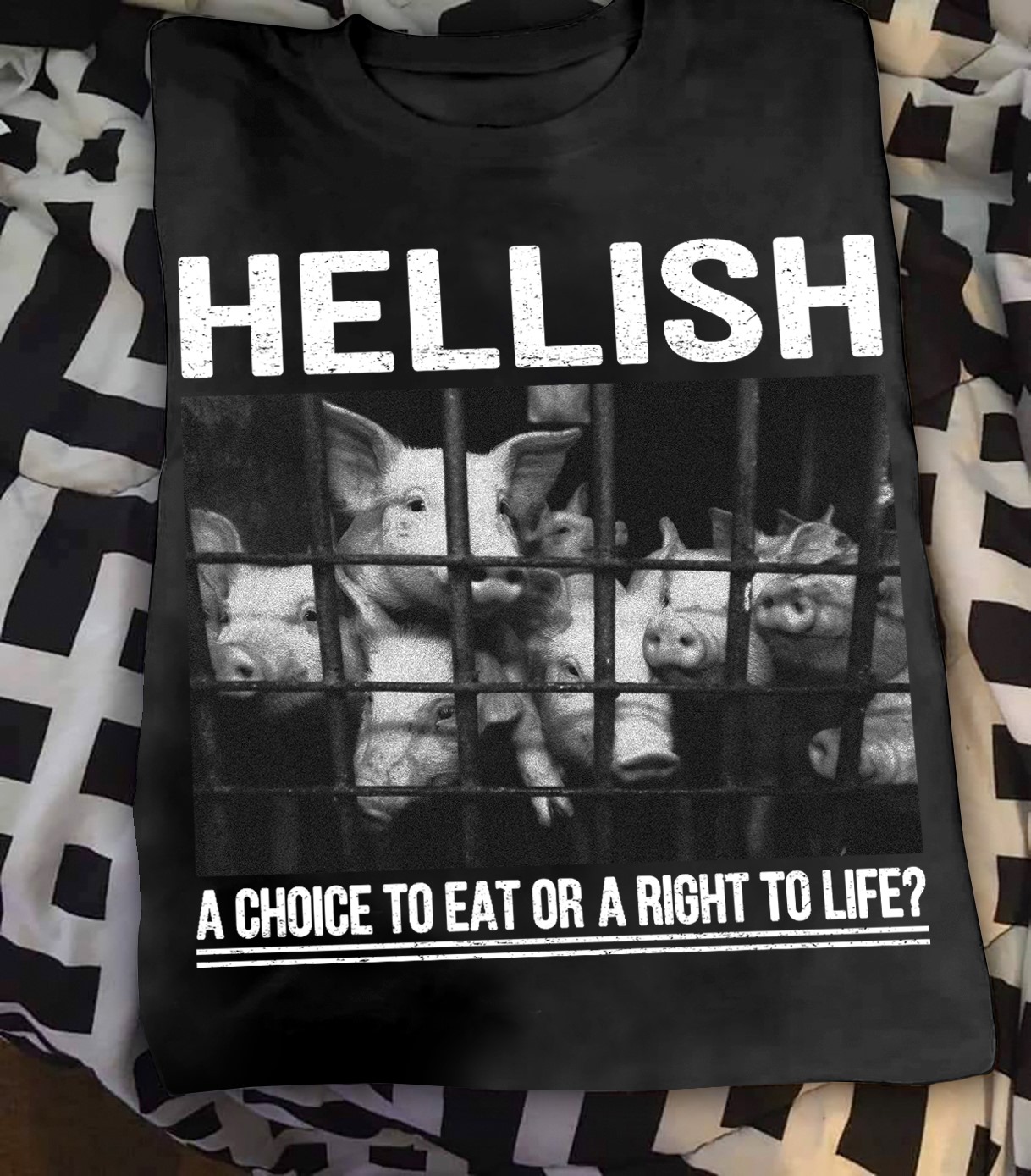 Hellish a choice to eat or a right to life - No kill pig