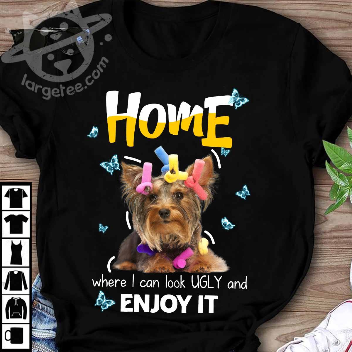 Home where I can look ugly and enjoy it - Pomeranian dog