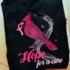 Hope for a cure - Cardinal bird, bird lover