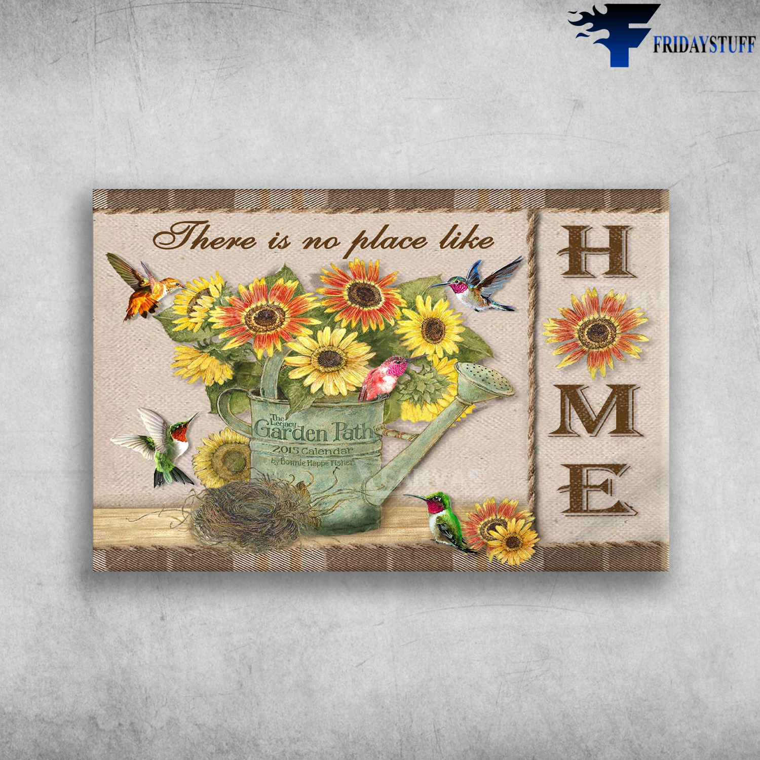 Humming Bird And The Flower - There Is No Place Like Home, Garden Path