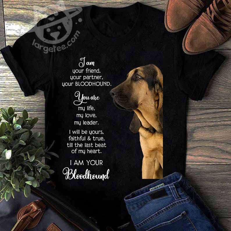 I am your friend, your partner, your Bloodhound - Dog lover