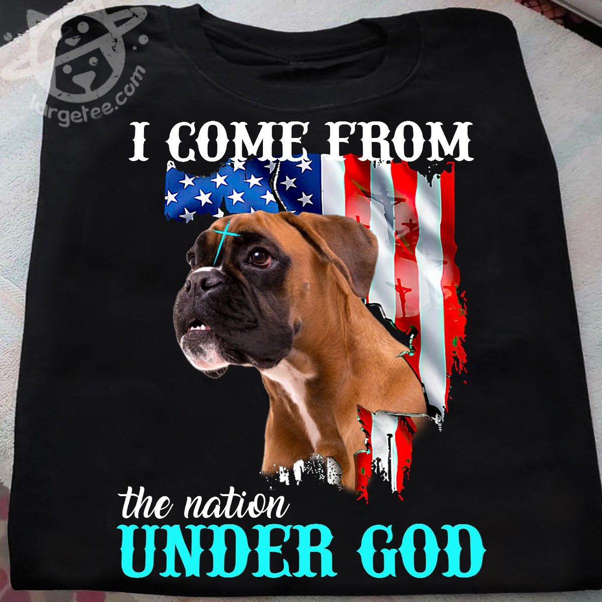 I come from the nation under god - Breed boxer dog