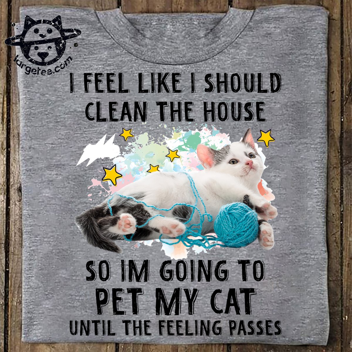 I feel like I should clean the house so I'm going to pet my cat until the feeling passes - Cat lover
