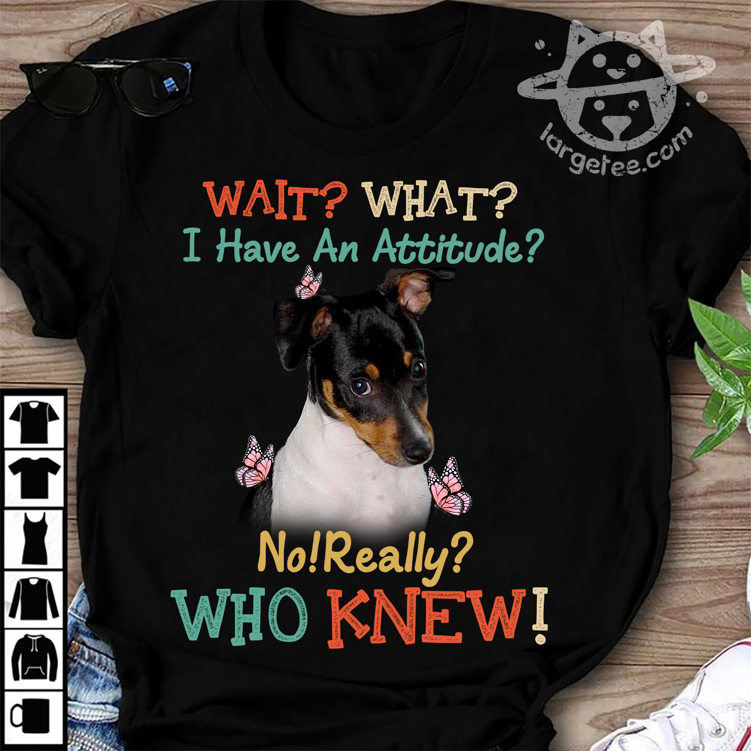 I have an attitude - Toy Fox Terrier dog