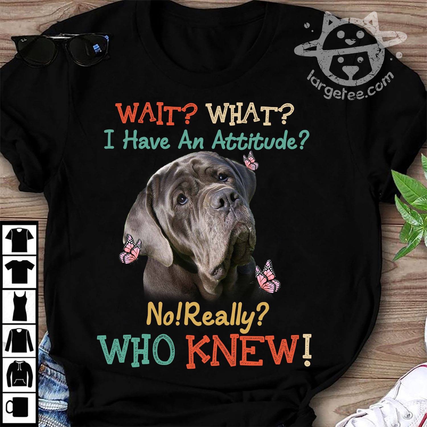 I have an attitude - neapolitan mastiff dog