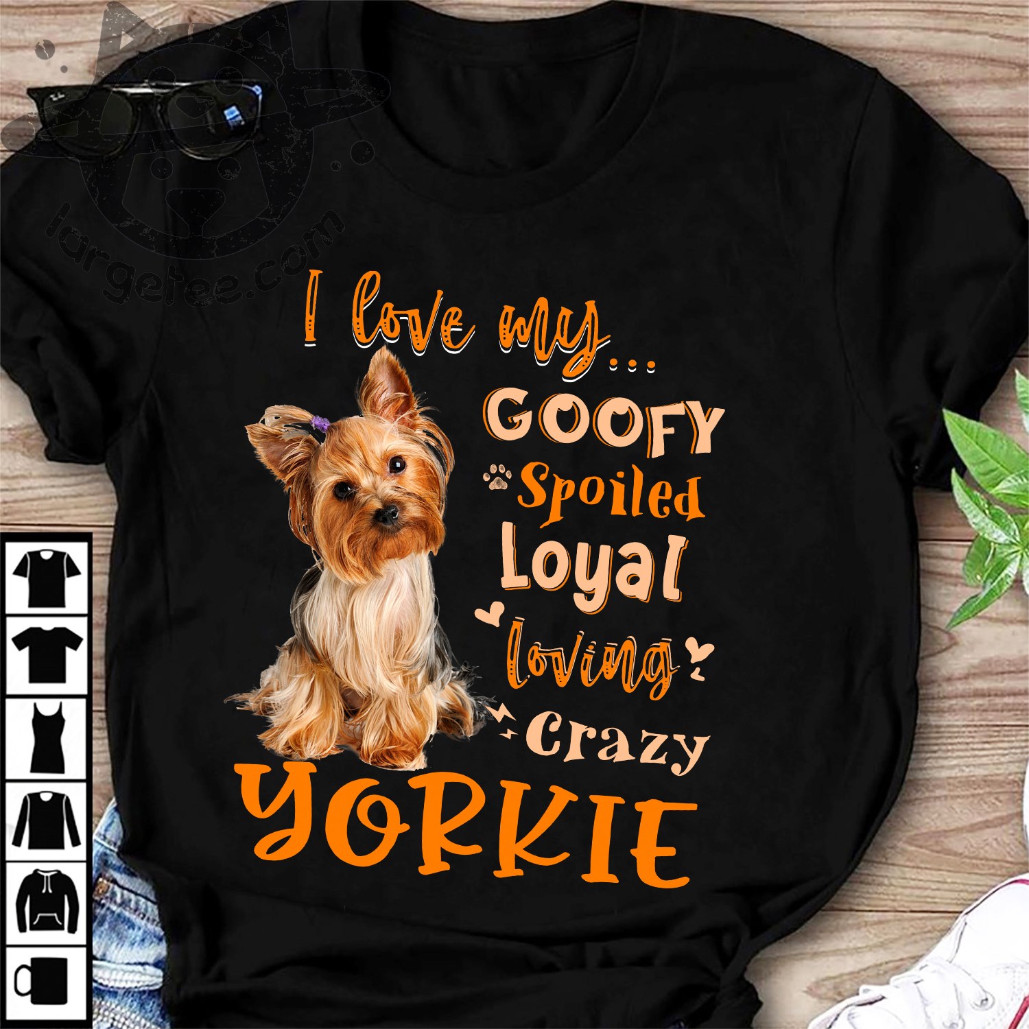 I love my goofy spoiled loyal loving crazy Yorkie - Yorkie dog