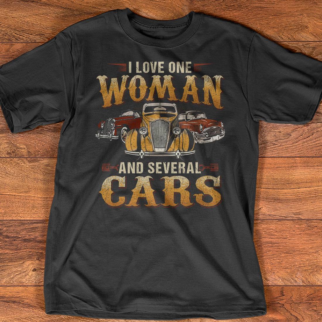 I love one woman and several cars - Hot rods car