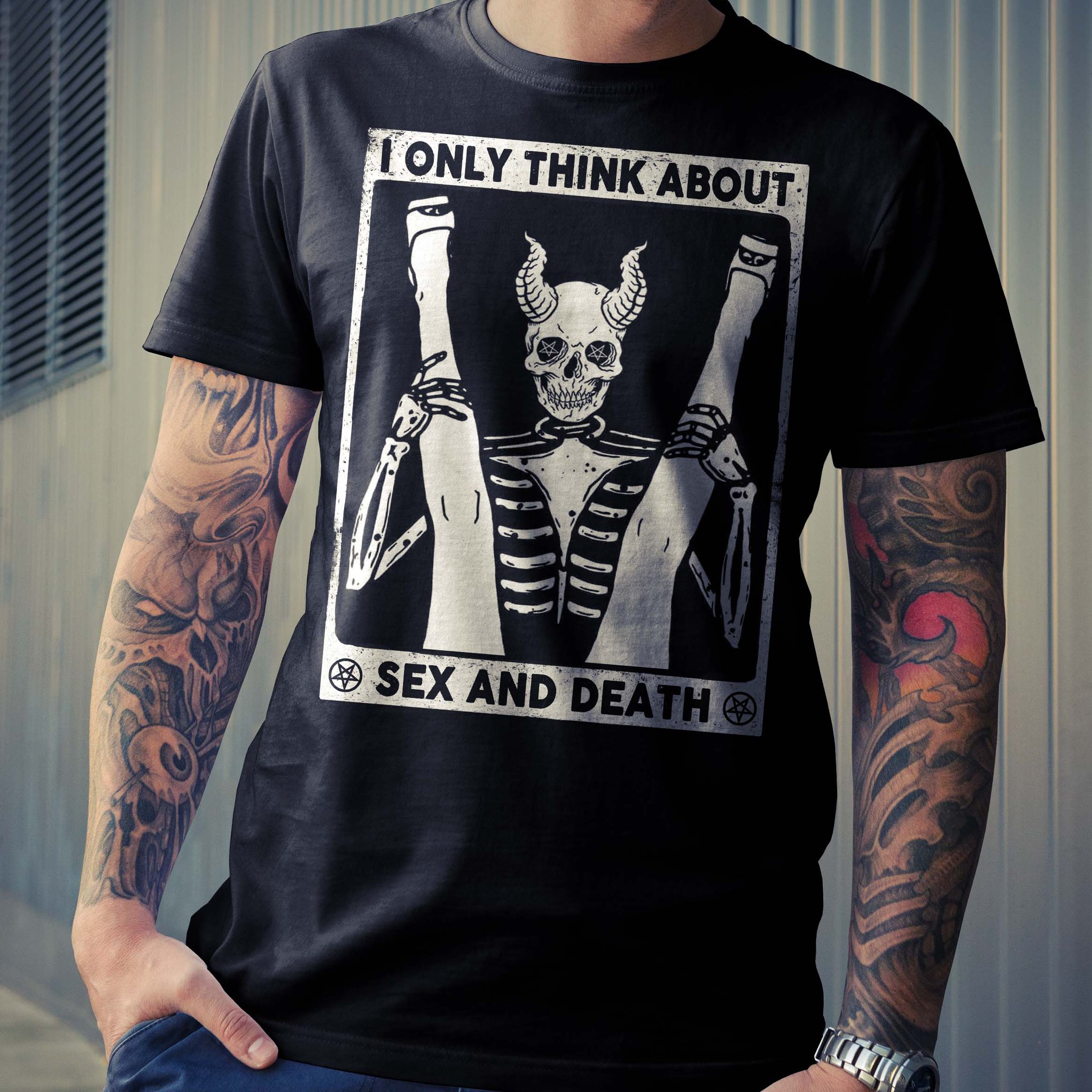I only thing about sex and death - Evil skullcap